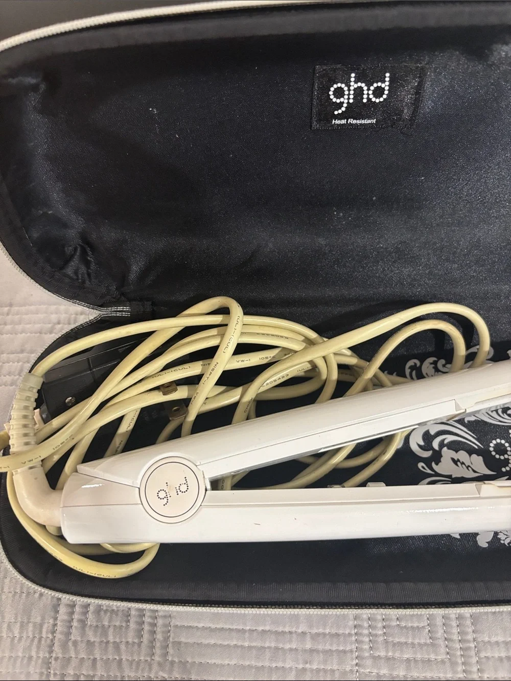 GHD straightener with original Hard Shell Case